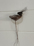 Fantail and nest wall sculpture